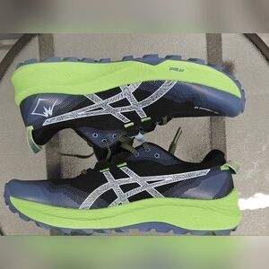 ASICS Men's Black & Neon Green Running Shoes